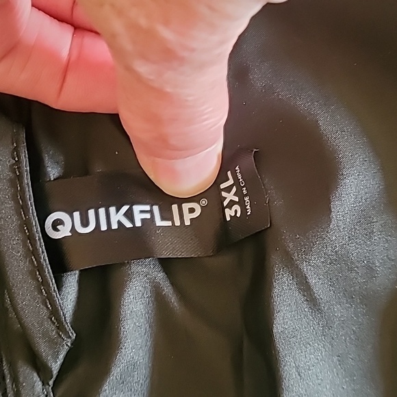 UNISEX - QUIKFLIP RAIN JACKET - JACKET IN A BAG IN A JACKET!!! 3XL - Picture 13 of 16